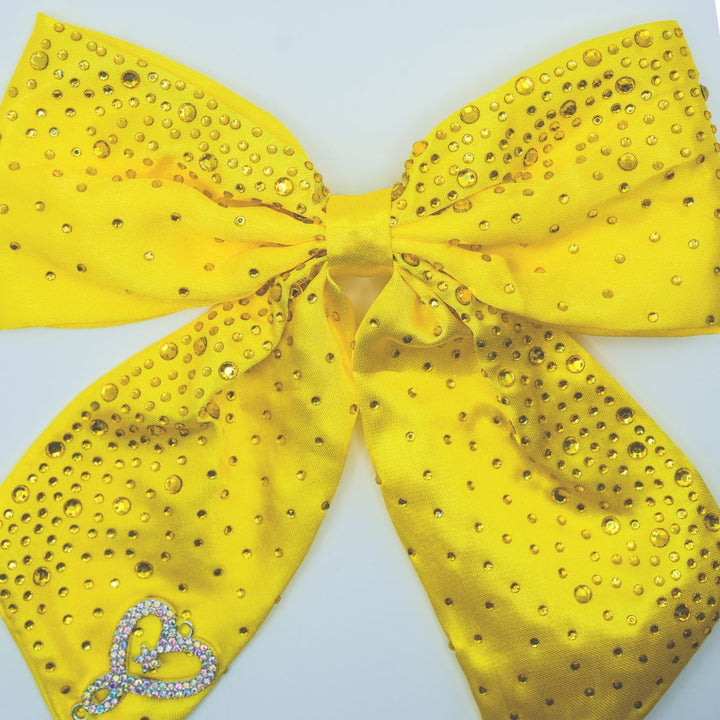 Joelle Infinity Rhinestone Bow in Yellow