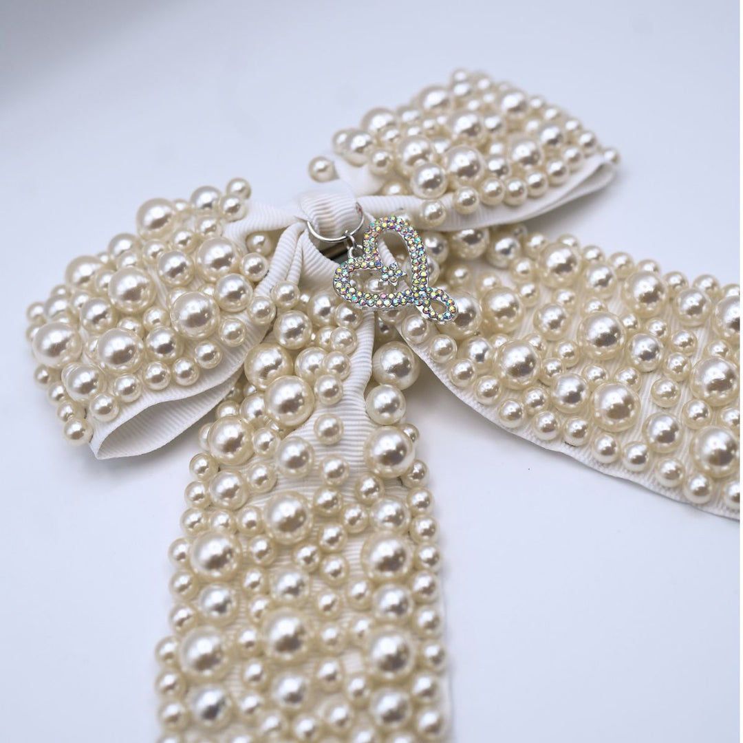 Joelle Perfect Pearl Bow Cream