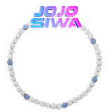 Light Blue and Clear Rhinestone Necklace