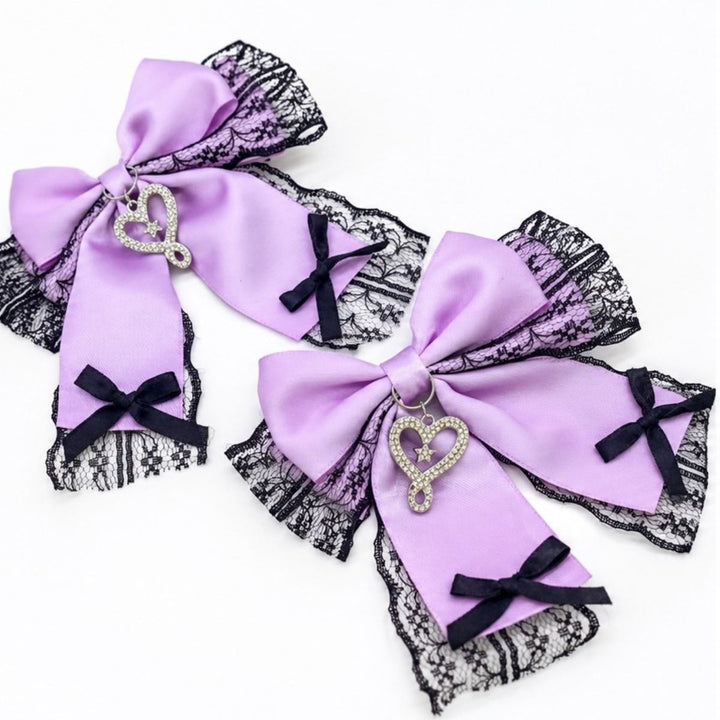 After Hours Purple Bow Set