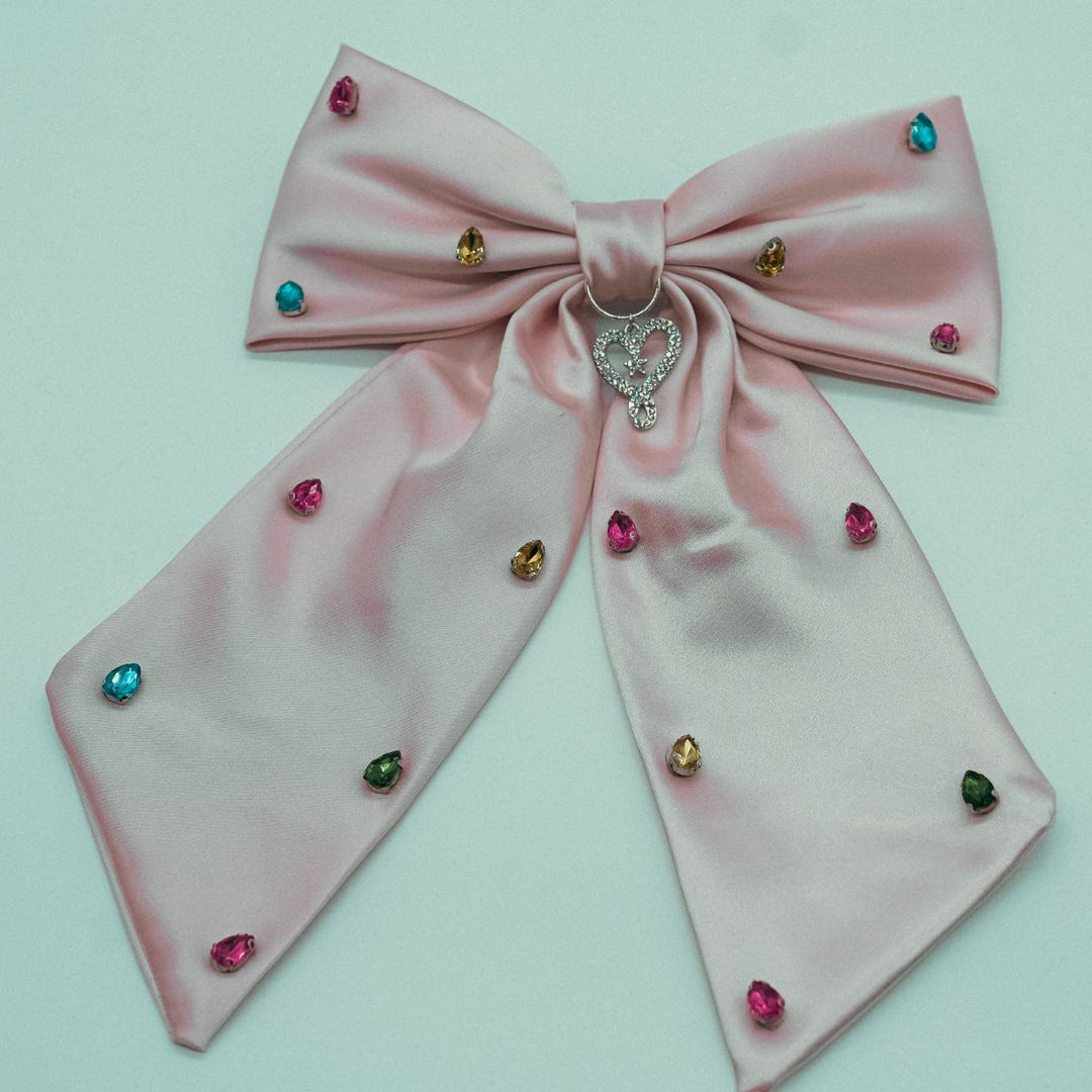 Treasure Bow Rose Quartz