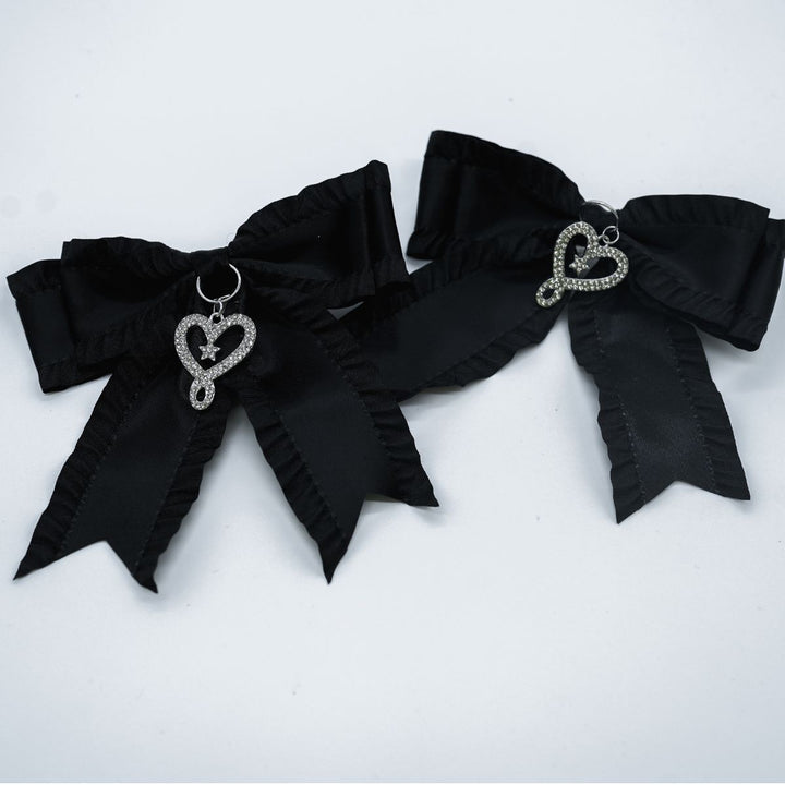 Good Karma / Bad Karma Black Bow Set