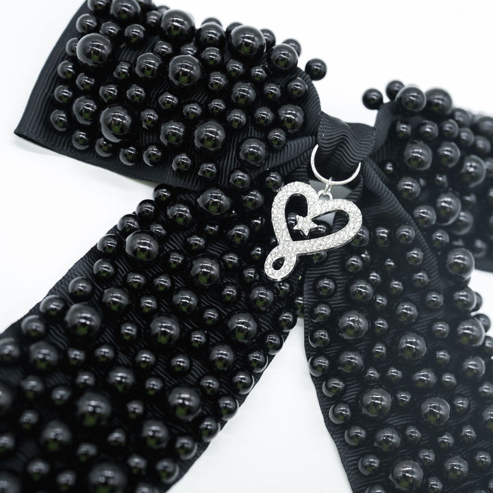 Perfect Pearl Bow Black