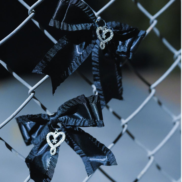 Good Karma / Bad Karma Black Bow Set