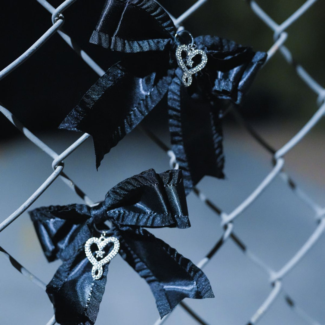Good Karma / Bad Karma Black Bow Set