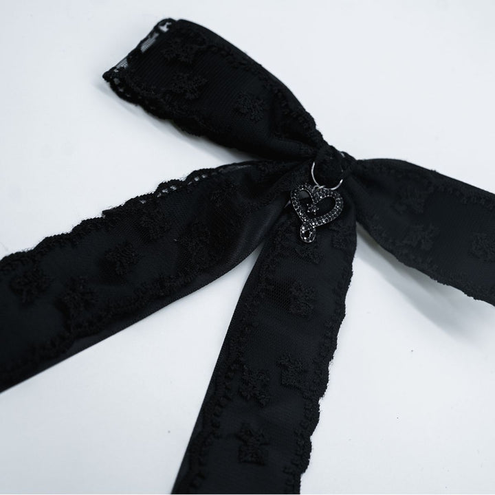 Serendipity Black Bow with Black JoJo Charm